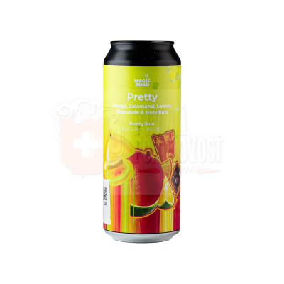 Magic Road Pretty Mango, Calamansi, Lemon 18° 0,5l PLECH