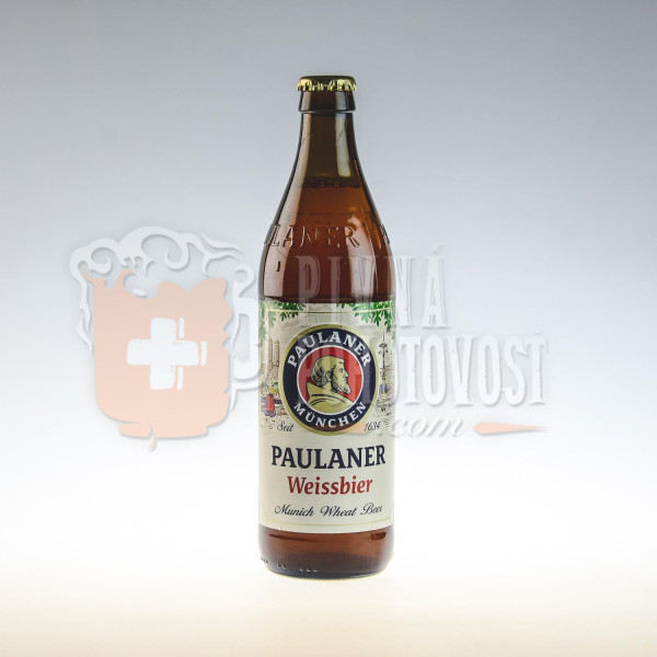 Paulaner Hefe Weissbier Naturtrub 12,5°-svetlé 0,5l sklo