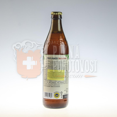 Paulaner Hefe Weissbier Naturtrub 12,5°-svetlé 0,5l sklo