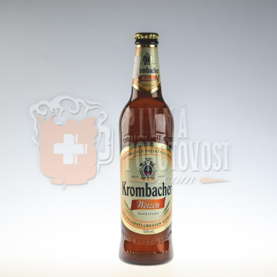 Krombacher Weizen  12°  5,3% 0,5l sklo