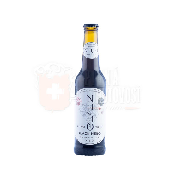 Nilio Beer Black Hero Nealko 0,5% 0,33l sklo