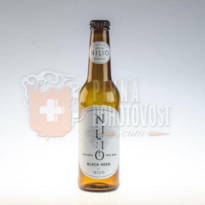 Nilio Beer Black Hero Nealko 0,5% 0,33l sklo