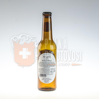 Nilio Beer Black Hero Nealko 0,5% 0,33l sklo