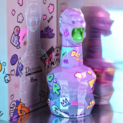 Dictador Game Changer Violet 40 %, 0,7 l