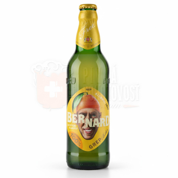 BERNARD, s čistou hlavou  Grep Free 0 %, 0,5 l