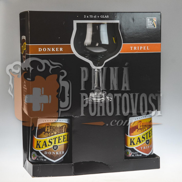 Kasteel darčekový set 2 x 0,75 l sklo 