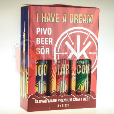 Ikkona  I have a dream darčekový set 3x0,33l sklo 