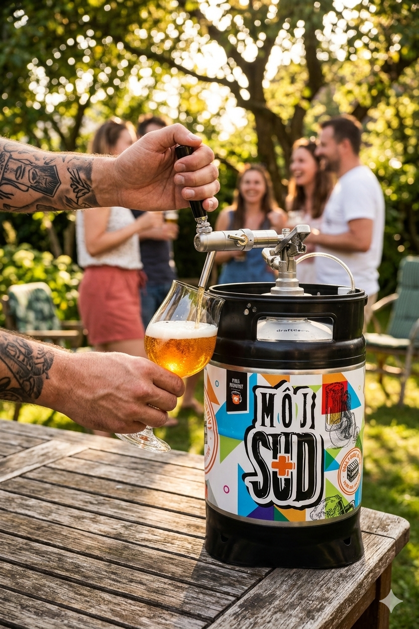 Môj SUD – 10 litrový párty sud piva s pipou